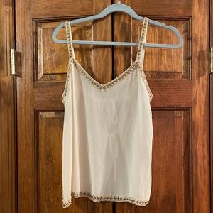 Beaded tank top by club Monaco